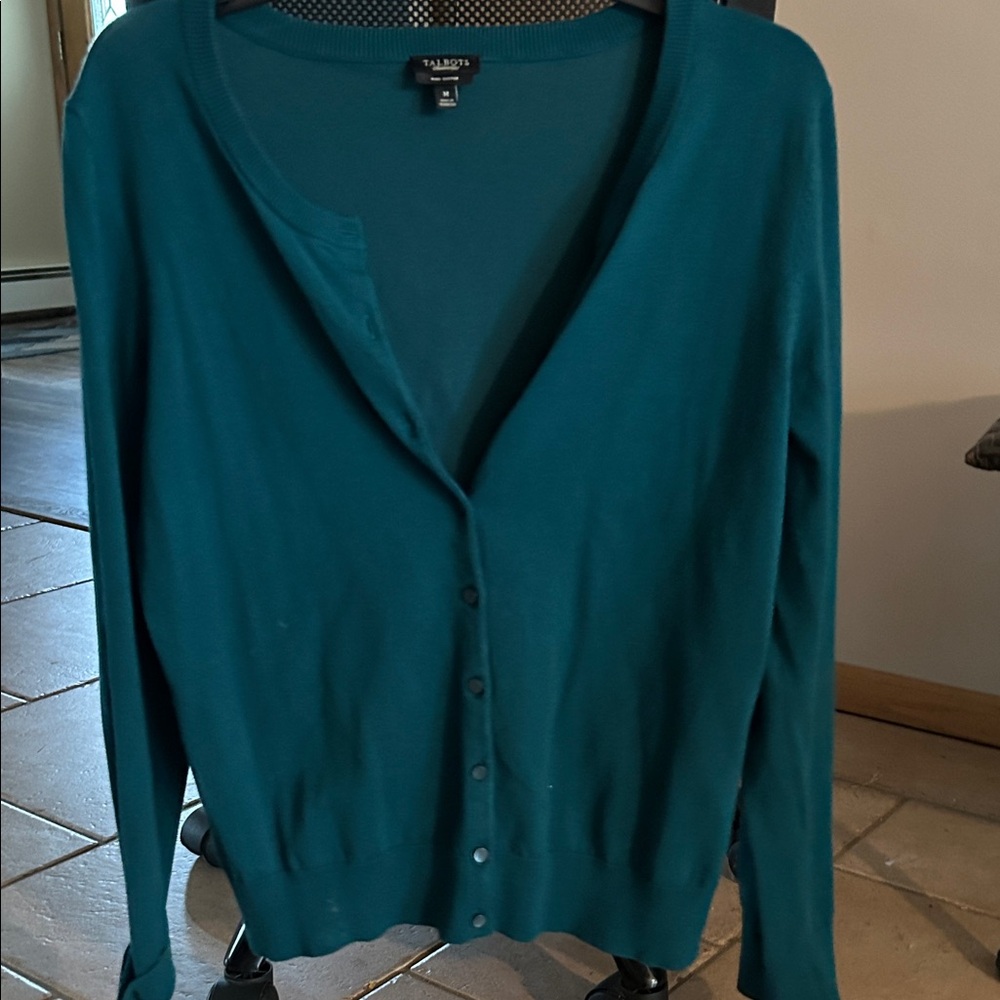 Talbots Deep Teal Women's Cardigan